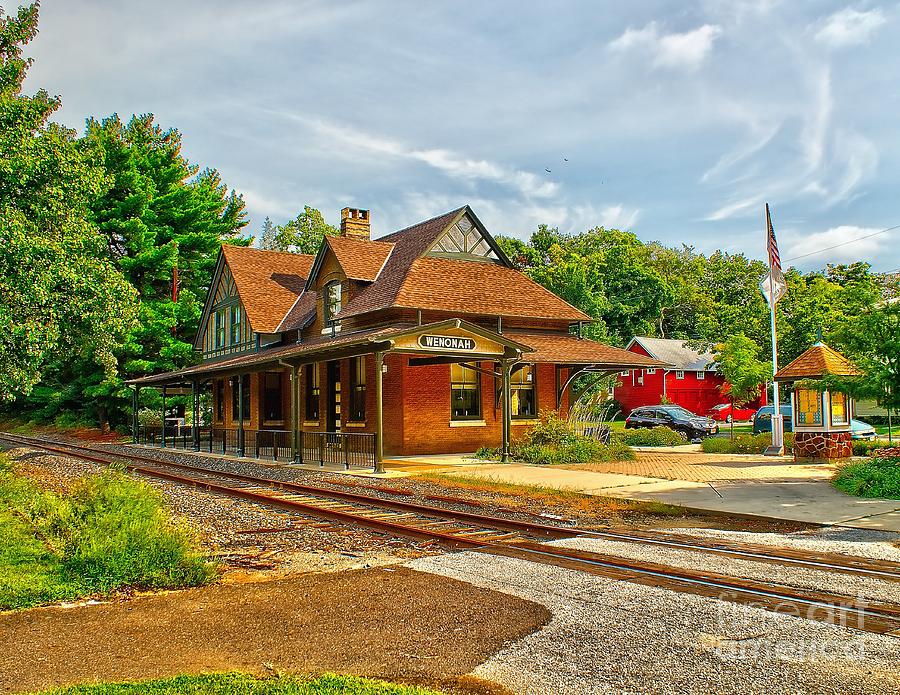 Wenonah Train Station Photograph by Nick Zelinsky Jr