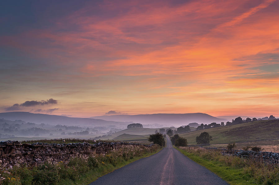 Wensleydale Sunset Photograph by Alexander W Helin