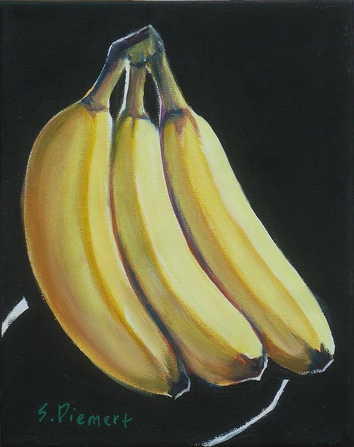 Banana Painting - Were Bananas by Sheila Diemert