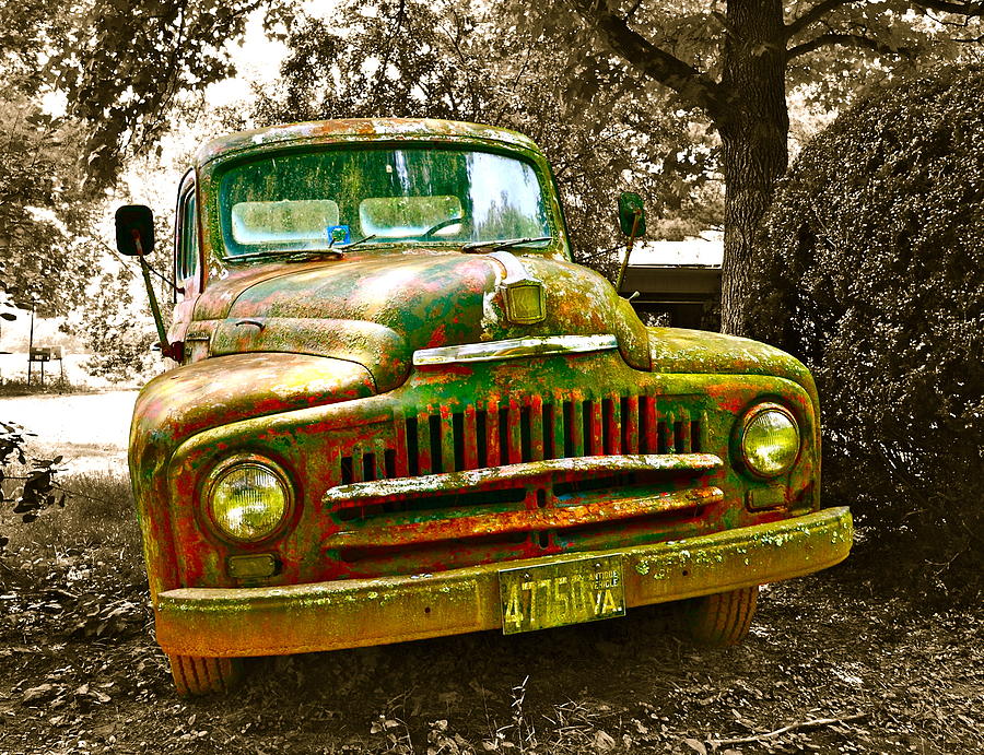 Truck Photograph - Were Not In Kansas Anymore by Julie Richie