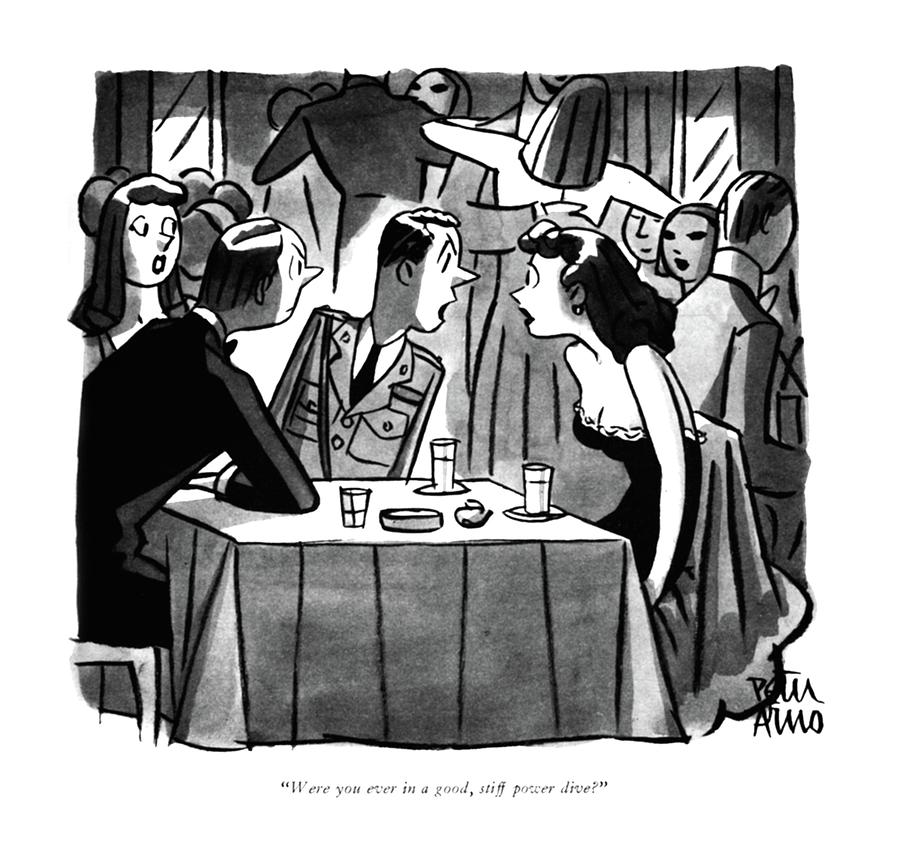 April 19th Drawing - Were You Ever In A Good by Peter Arno