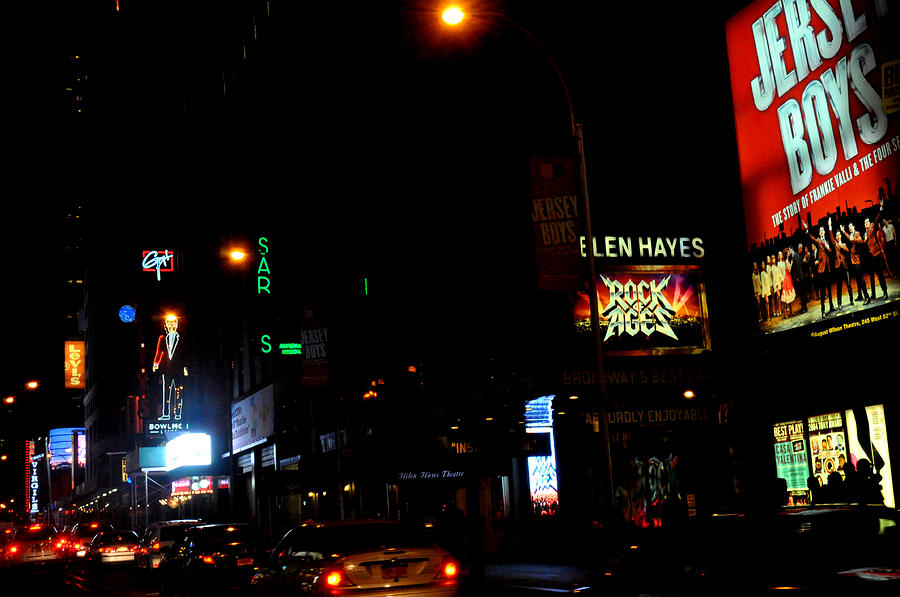 West 44th Street NYC Photograph by Diane Lent