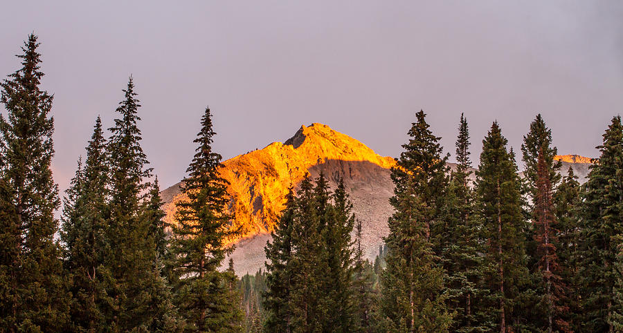 West Beckwith Peak at Sunset Photograph by Jeff Stoddart - Fine Art America