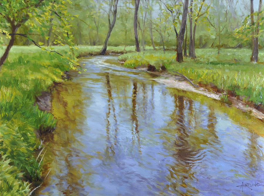 Nature Painting - West Branch by Scott Harding