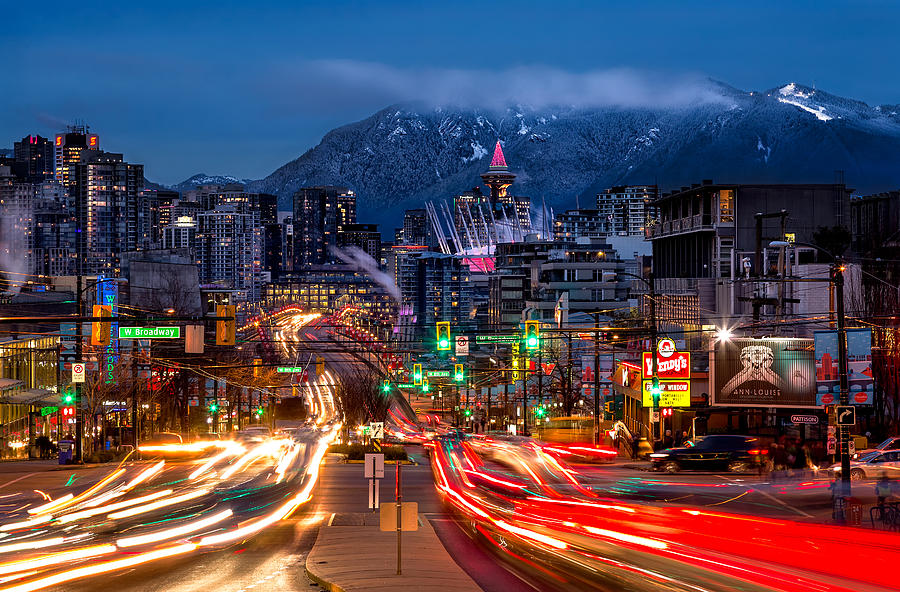 West Broadway and Cambie Photograph by Alexis Birkill