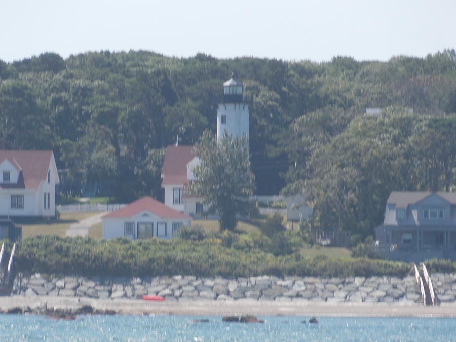 Lighthouse Photograph - West Chop Light on the Vineyard by Catherine Gagne