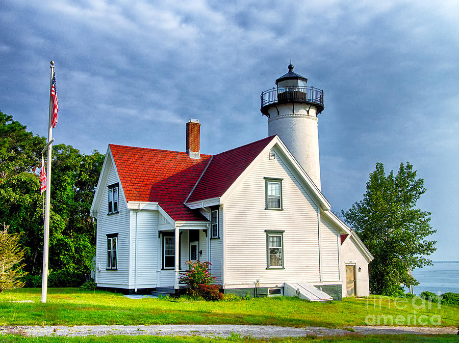 West Chop Lighthouse Photograph by Mark Miller