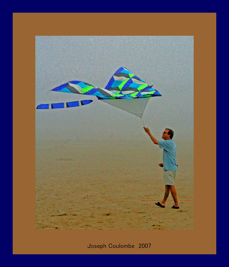 West Coast Beach Kites Digital Art by Joseph Coulombe
