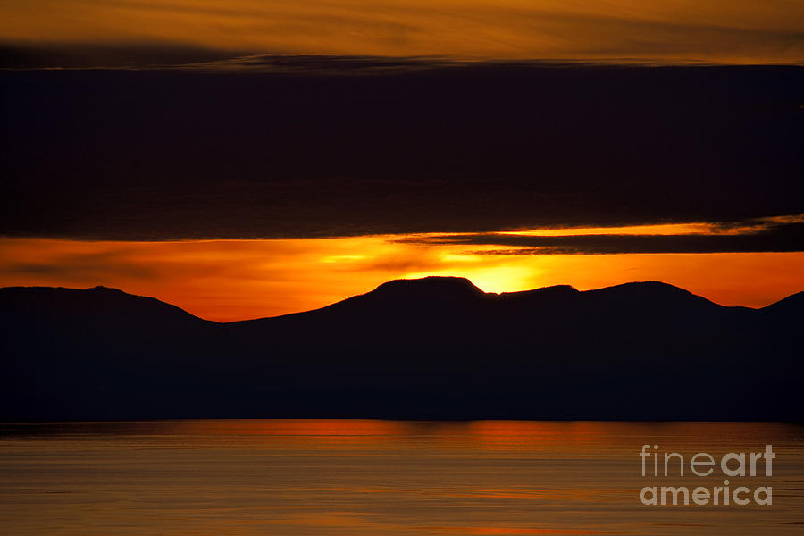 West Coast Sunset Photograph by Terry Elniski