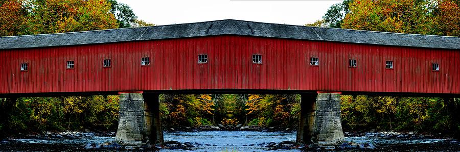 West Cornwall Covered Bridge 11 Photograph by Ricardo Dominguez