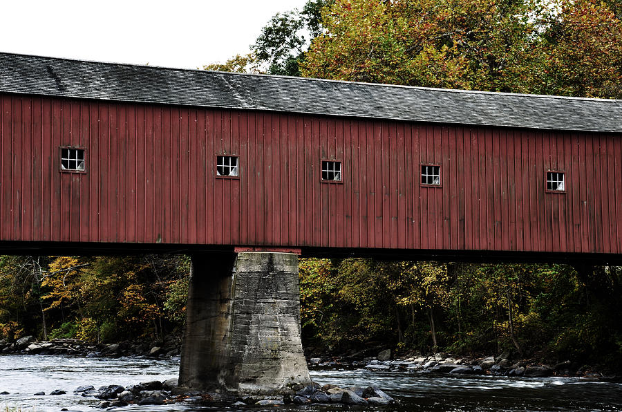 West Cornwall Covered Bridge 19 Photograph by Ricardo Dominguez
