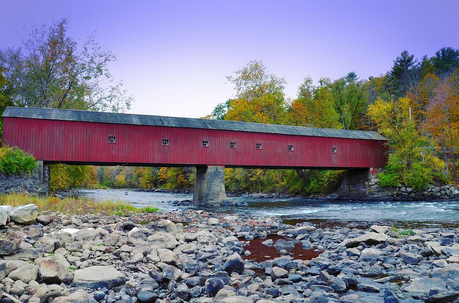 West Cornwall Covered Bridge 2 Photograph by Ricardo Dominguez