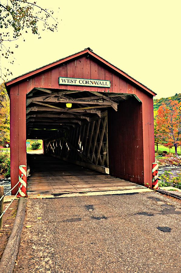 West Cornwall Covered Bridge 26 Photograph by Ricardo Dominguez