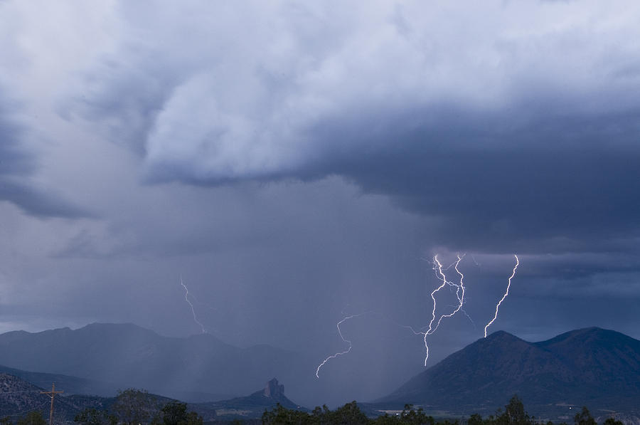 West Elk Thunderstorm  Photograph by Eric Rundle