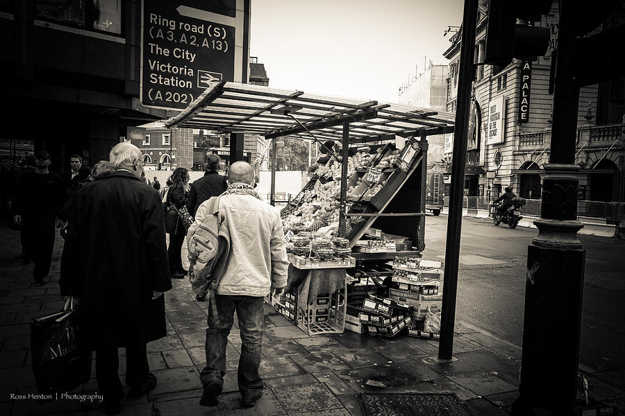 West End Street Market - for Eugene Atget Photograph by Ross Henton