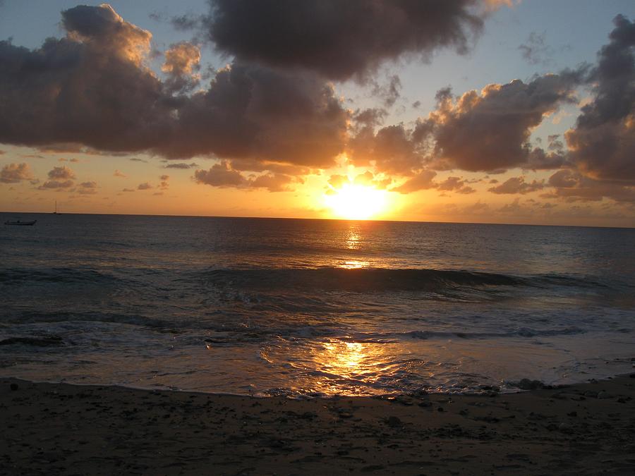 Sunset Reflection Virgin Islands Photograph by Debra Tryon | Pixels