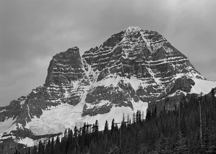 103426-West Face Mt. Assiniboine Photograph by Ed  Cooper Photography