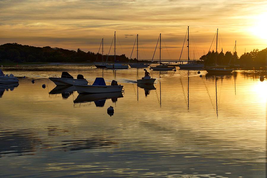 West Falmouth Harbor Photograph by Frank Fernino