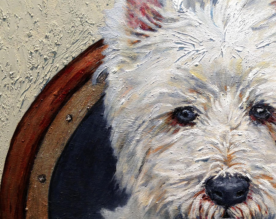 West Highland Terrier Dog Portrait Painting by Portraits By NC