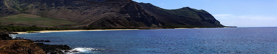 West Oahu Panorama Photograph by Rob Tullis