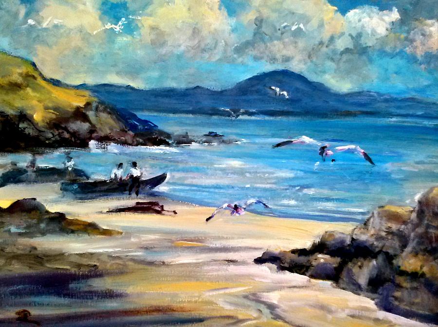 West Of Ireland Painting by Philip Corley