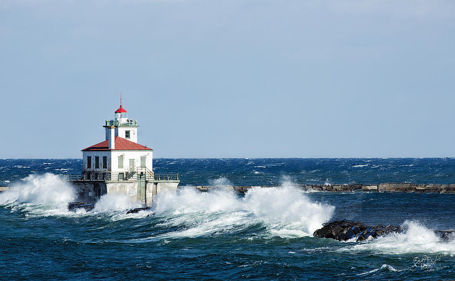 West Pierhead Lighthouse Photograph by Everet Regal West Pierhead Lighthouse Photograph by Everet Regal