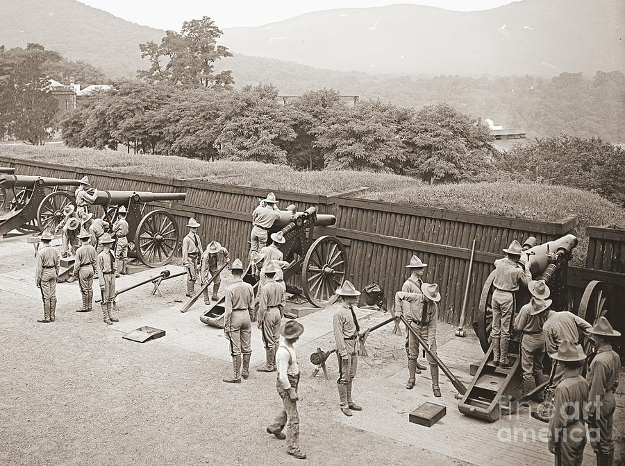 West Point Artillery Practice 1905 Photograph by Padre Art