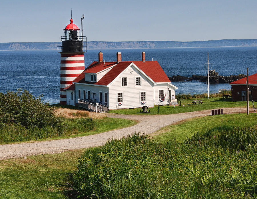 West Quaddy Lighthouse Photograph by Phyllis Taylor