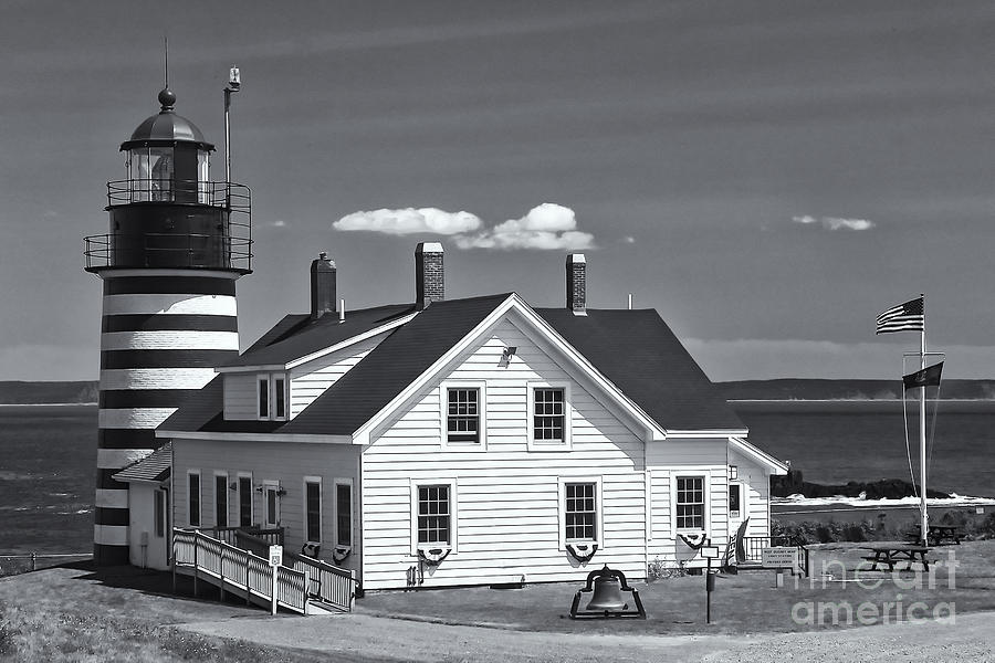 Architecture Photograph - West Quoddy Head Light II by Clarence Holmes