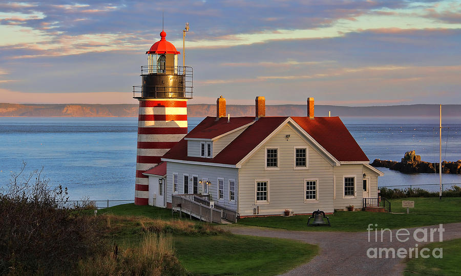 West Quoddy Head Lighthouse 3676 Photograph by Jack Schultz
