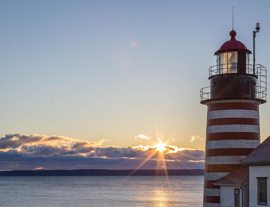 West Quoddy Lighthouse Sunrise Photograph by Trace Kittrell - Fine Art ...