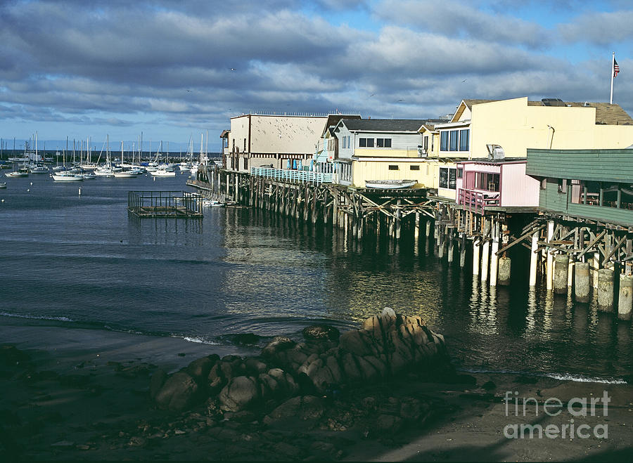 Montereys Photograph - West side of Montereys Fishermans Wharf 2002 by Monterey County Historical Society