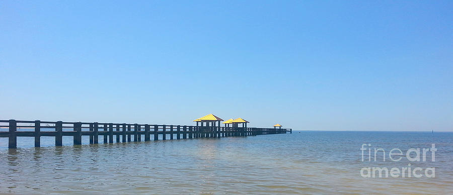 West Side Pier Gulfport Mississippi Photograph by Alys Caviness-Gober