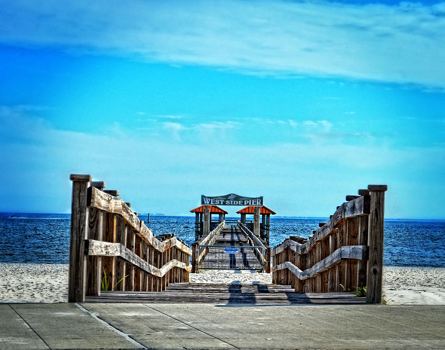 West Side Pier HDR Photograph by Maggy Marsh