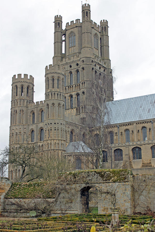 West Tower of Ely Cathedral  Photograph by Tony Murtagh