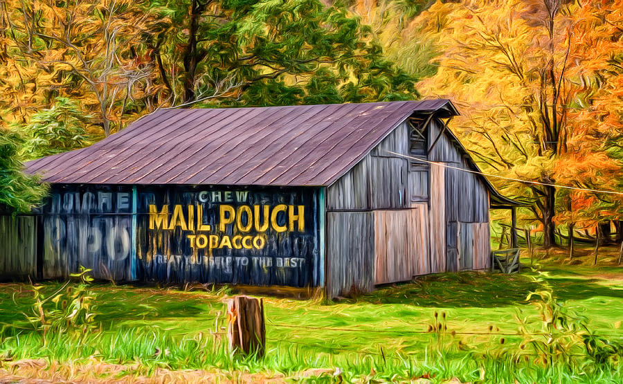 West Virginia Barn - Paint Photograph by Steve Harrington - Fine Art ...