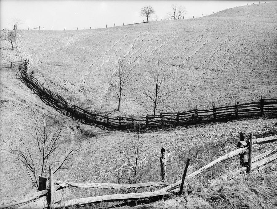 West Virginia Erosion, 1939 Photograph by Granger