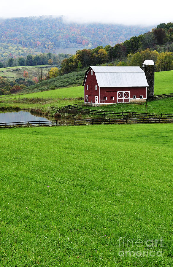 Farm Photograph - West Virginia Farm in Fall by Thomas R Fletcher