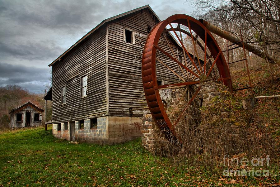 West Virginia Grist Mill Photograph by Adam Jewell