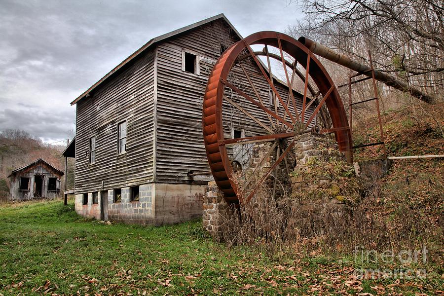 West Virginia Historic Grist Mill Photograph by Adam Jewell
