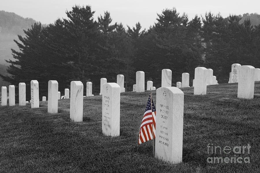 West Virginia National Cemetery Photograph by Jim West