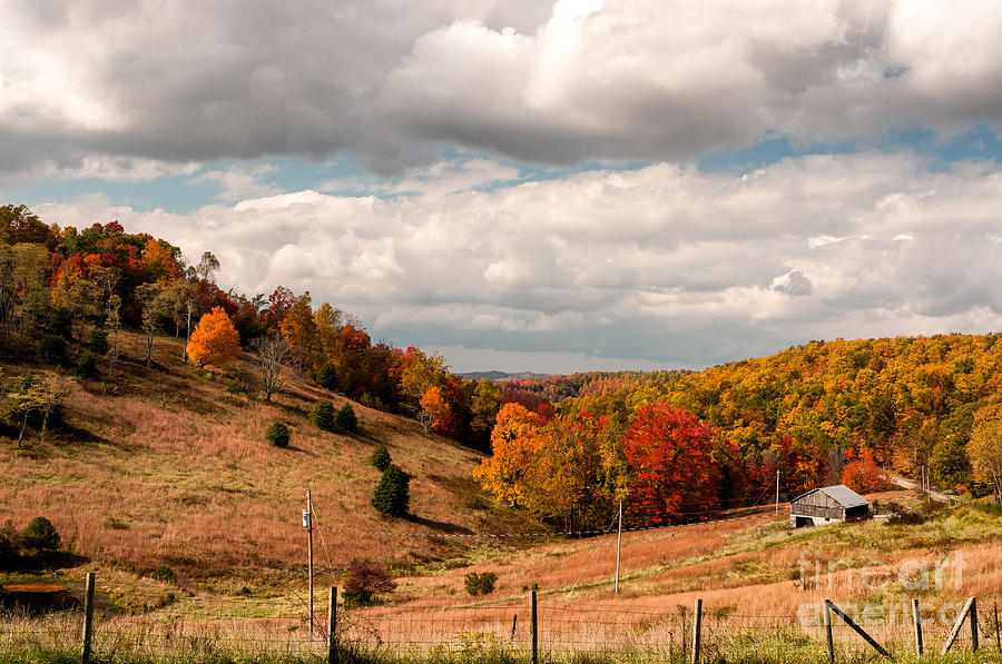 West Virginia Rural Landscape Fall Photograph by Kathleen K Parker