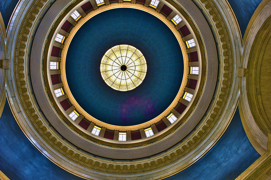 West Virginia State Capital Dome HDR Photograph by Josh Bryant