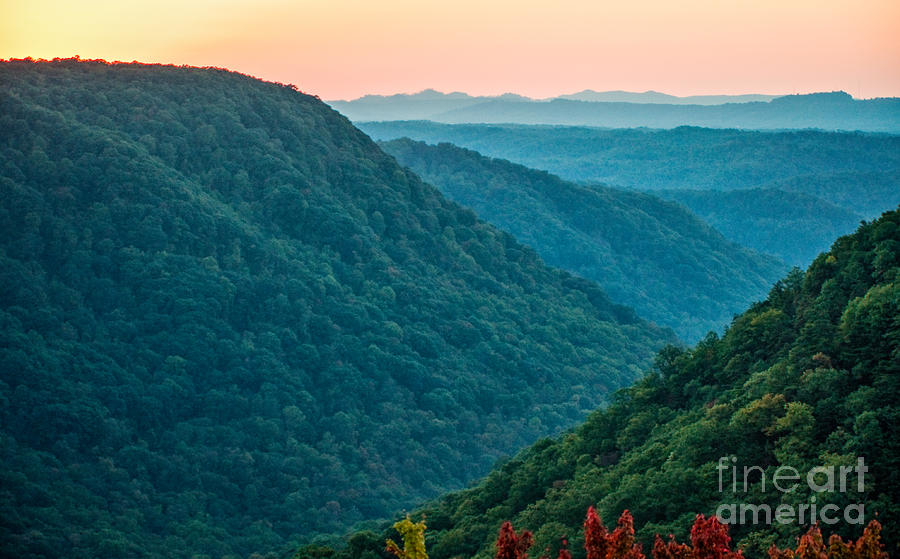 West Virginia Sunset Photograph by Kathleen K Parker