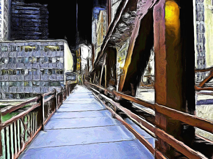 West Washington Street Bridge - 1 Painting by Ely Arsha