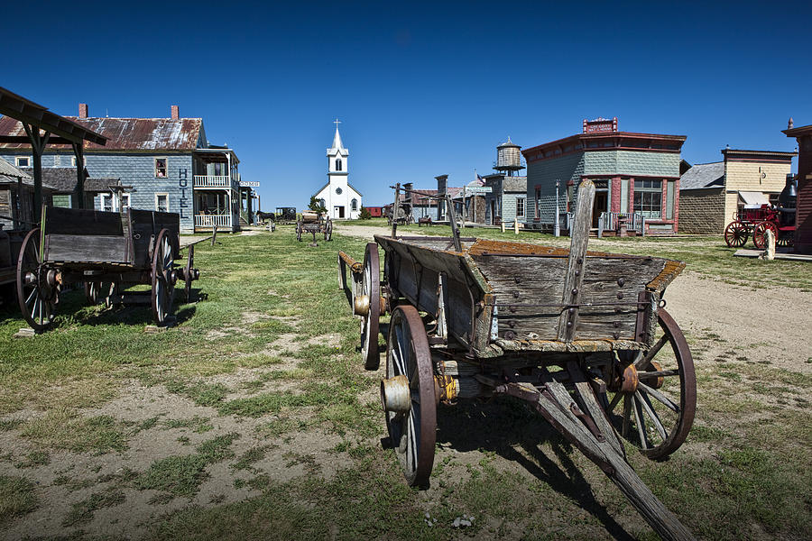 Western 1880 Town in South Dakota Photograph by Randall Nyhof