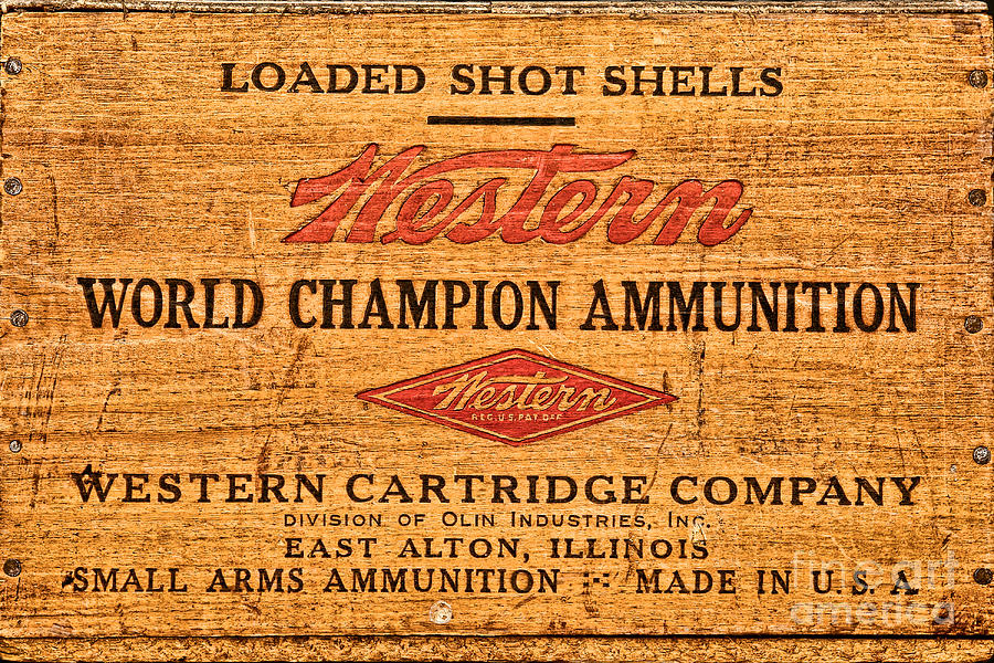 Shell Photograph - Western Ammunition Box by Olivier Le Queinec
