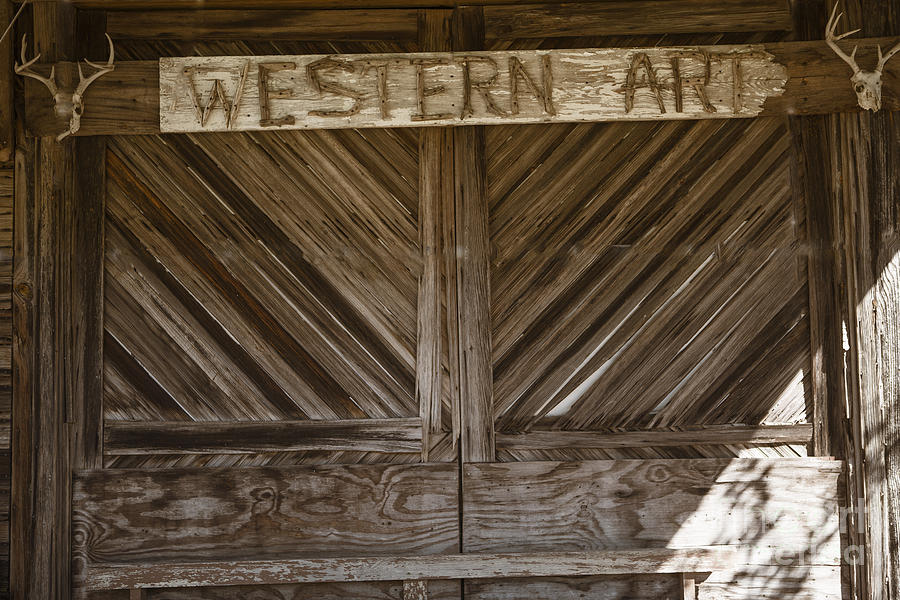 Western Art Barn Doors in Color 3003.02 Photograph by M K Miller