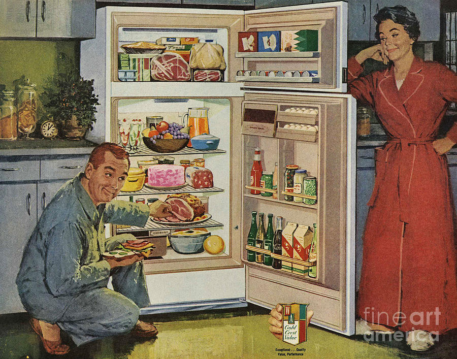 fifties fridge