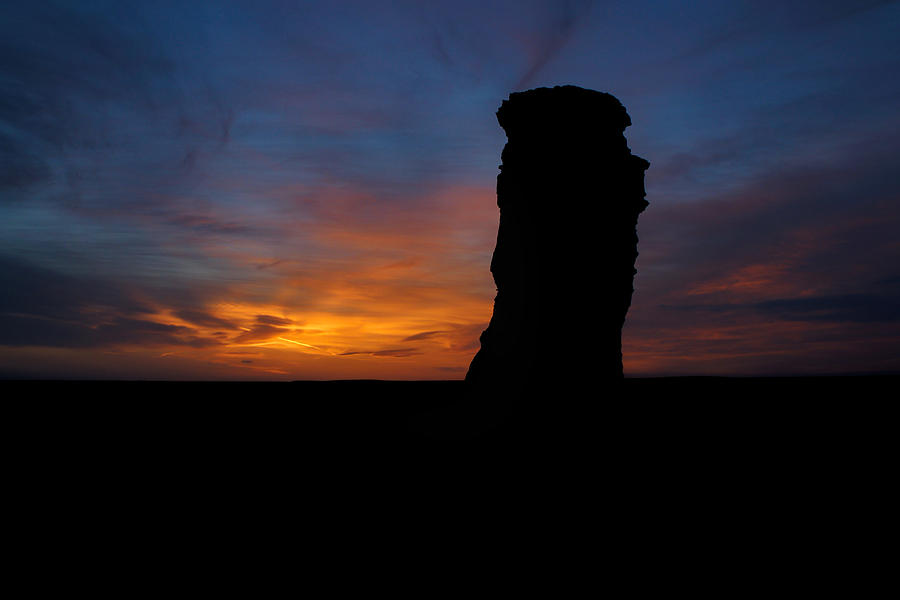 Western Kansas Sunset Photograph by Alan Hutchins